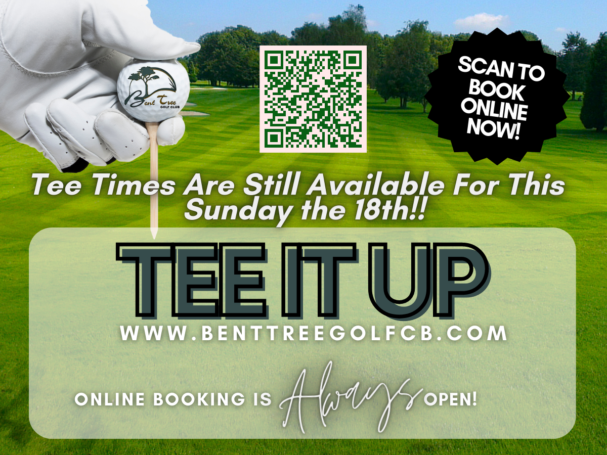 Bent Tree Golf Club Tee Times Available Thursday 